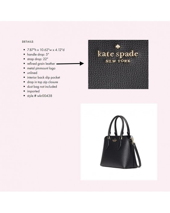 Kabelka Kate Spade Darcy Refined Grain Kožená Small Satchel (Warm Taupe)