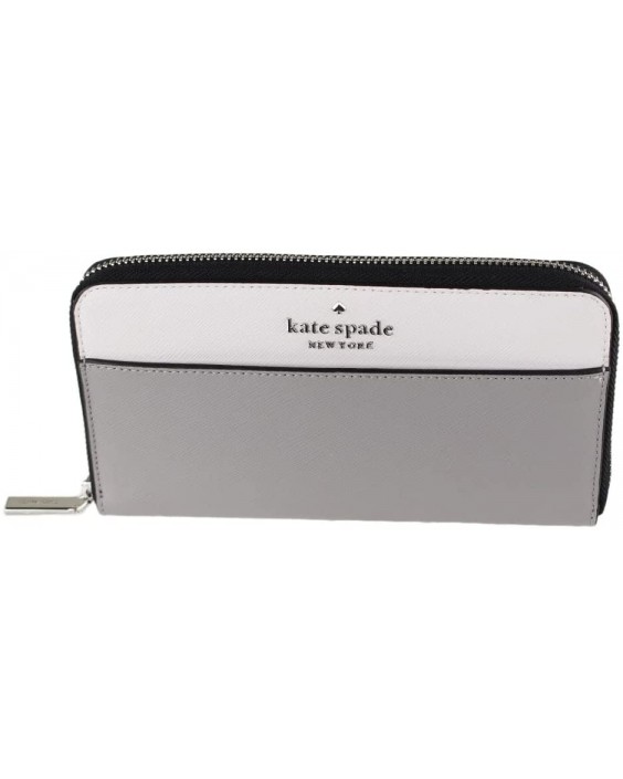 Kate Spade New York Staci Block Large Continental in Nimbus Grey