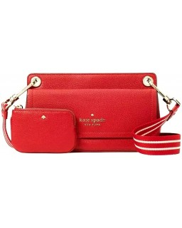 Kabelka Kate Spade Rosie Small Pebbled Kožená Crossbody With Coin Purse Candied Cherry