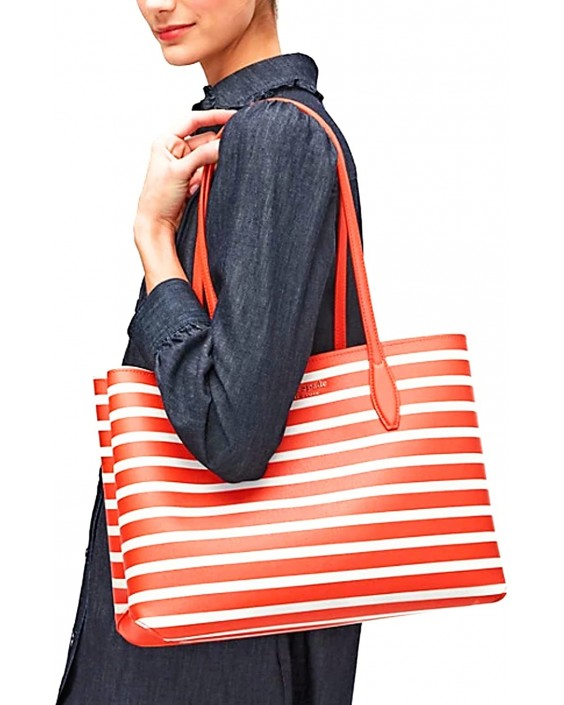 Kabelka Kate Spade New York all day sailing stripe large tote (TAMARILLO MULTI)