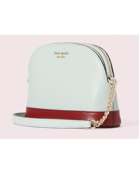 Kabelka Kate Spade New York Spencer Dome Crossbody bundled with Spencer Cardholder (Cloud Mist)