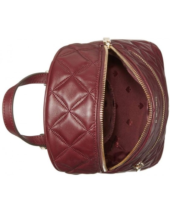 Kabelka Kate Spade New York Natalia Quilted Mini Convertible Backpack in Cherry Wood