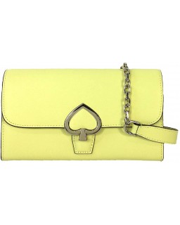 Kate Spade Robyn Kožená Convertible Crossbody Clutch, Limelight