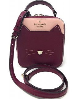 Kabelka Kate Spade New York Meow Cat Daisy Crossbody Purse - Pink Multi