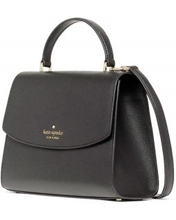 Kabelka Kate Spade Darcy Kožená Top Handle Satchel Crossbody in Black