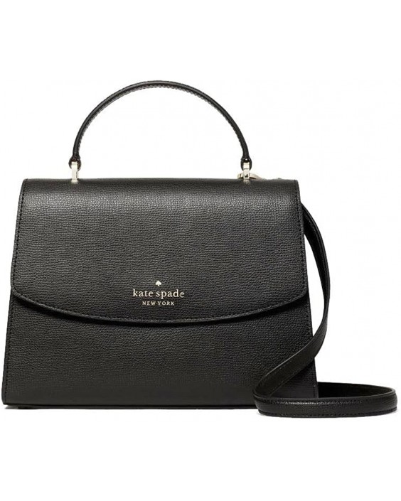 Kabelka Kate Spade Darcy Kožená Top Handle Satchel Crossbody in Black