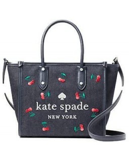 Kabelka Kate Spade New York Ella Small Cherry Denim Tote