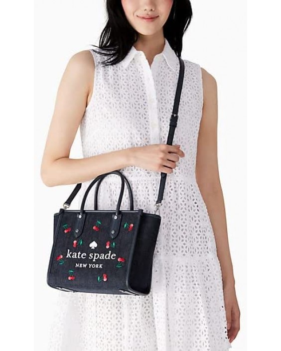 Kabelka Kate Spade New York Ella Small Cherry Denim Tote