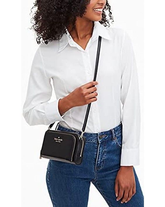 Kabelka Kate Spade New York Staci Dual Zip Around Crossbody (Black)