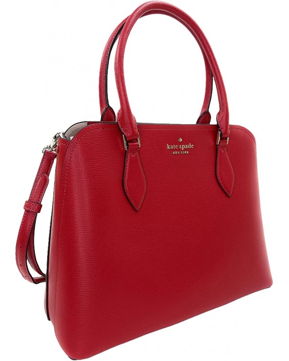 Kabelka Kate Spade Darcy Large Satchel Kožená (Candied Cherry)