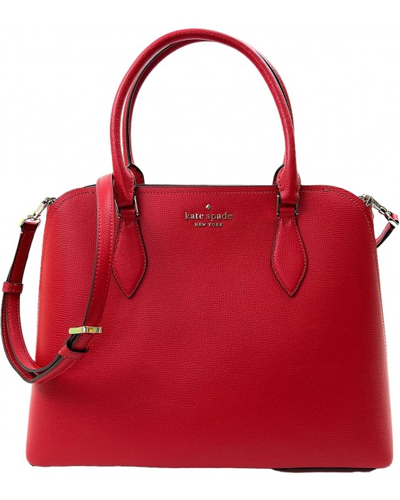 Kabelka Kate Spade Darcy Large Satchel Kožená (Candied Cherry)