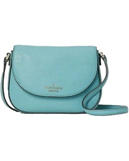 Kabelka Kate Spade New York Leila Mini Flap Kožená Crossbody (Stone Blue)