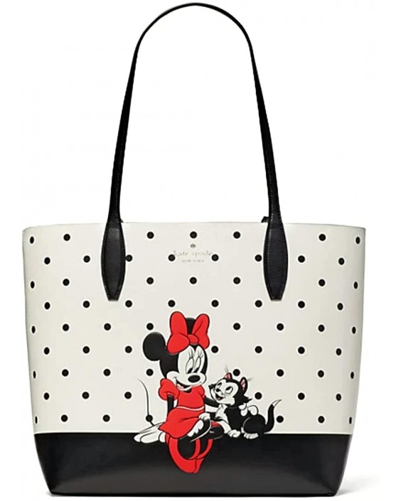 Kabelka Kate Spade x Disney Minnie Mouse Large Reversible Kožená Tote Purse(White Multi)