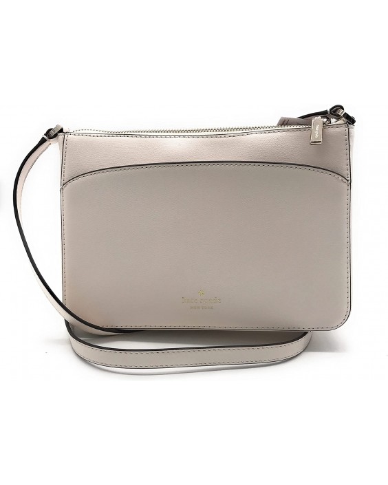 Kabelka Kate Spade New York Adel Medium Refined Grain Kožená Top Zip Crossbody (Parchment)