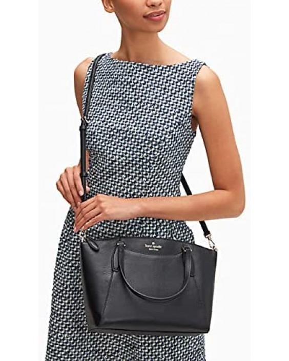 Kabelka Kate Spade New York Monica Pebbled Kožená Satchel Crossbody