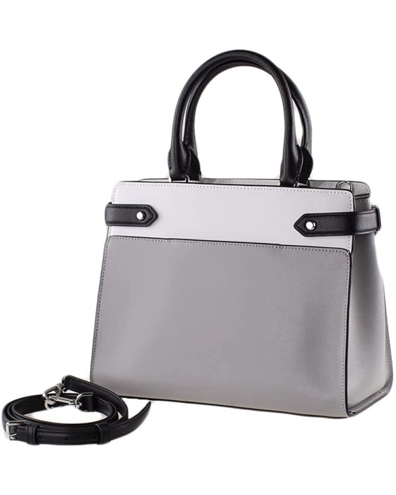 Kabelka Kate Spade New York Staci Medium Saffiano Kožená Satchel Purse (Nimbus Grey)