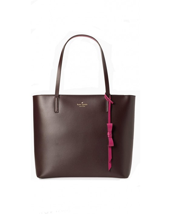 Kabelka Kate Spade Lawton Way Rose Tote Chocolate Cherry