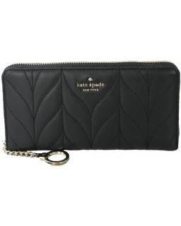 Kate Spade Briar Lane Quilted Kožená Neda Zip Around, Black