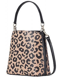 Kabelka Kate Spade New York Darcy Graphic Leopard Small Bucket