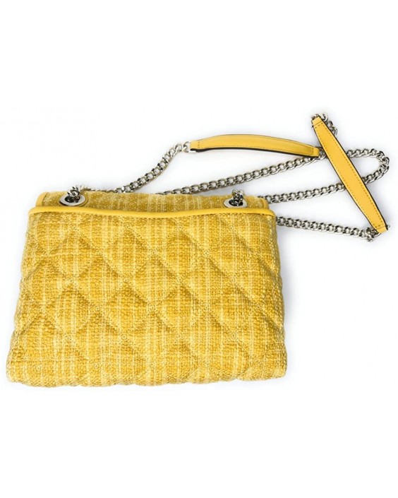 Kabelka Kate Spade Small Flap Crossbody K6092 Tweed Fabric Cut Mango 800 TOU Yellow