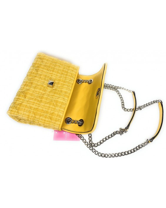 Kabelka Kate Spade Small Flap Crossbody K6092 Tweed Fabric Cut Mango 800 TOU Yellow