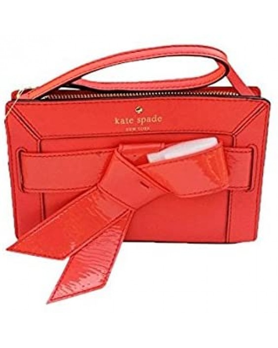 Kabelka Kate Spade New York Bow Valley Kai Clutch, Strawberry Daquiri