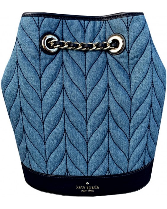 Kabelka KATE SPADE BRIAR LANE QUILTED DENIM BUCKET BACKPACK