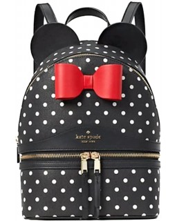 Kabelka Kate Spade disney x kate Spade New York minnie dome backpack Polka Dot Kožená