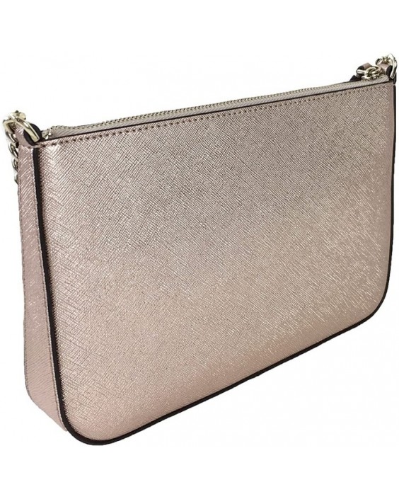 Kabelka Kate Spade Shimmy Triple Crossbody, Card Case & Pouch Set, Glittering Rose Gold Multi