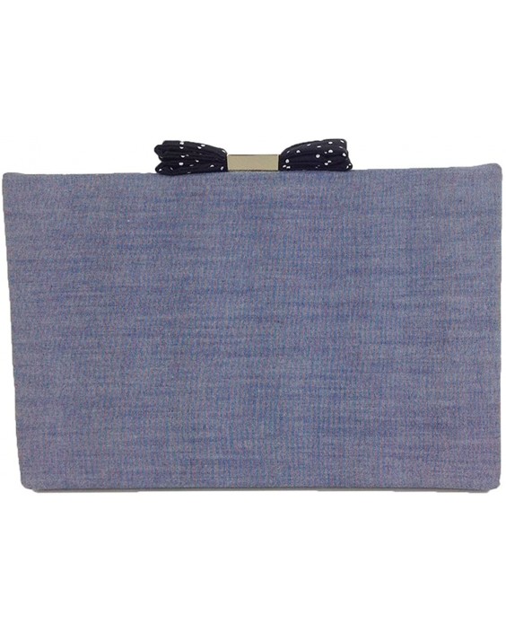 Kabelka Kate Spade Evening Belles Carrie Clutch, Blue Chambray