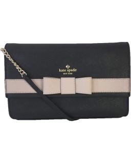 Kabelka Kate Spade Kirk Park Veronique Saffiano Kožená Crossbody, Black/Pumice