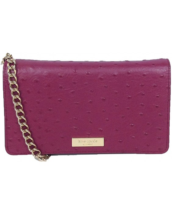 Kabelka Kate Spade Alexander Ave Ostrich Embossed Isabeli Crossbody, Red Plum