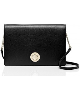 Kabelka Kate Spade Grand Street Calico Kožená Crossbody, Black