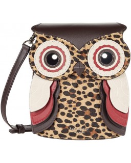 Kabelka Kate Spade New York Blinx Leopard 3D Owl Crossbody