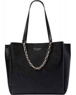 Kabelka Kate Spade New York Carlyle Pebbled Kožená Large Tote Black One Size