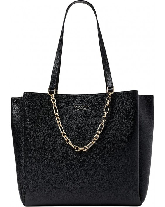 Kabelka Kate Spade New York Carlyle Pebbled Kožená Large Tote Black One Size