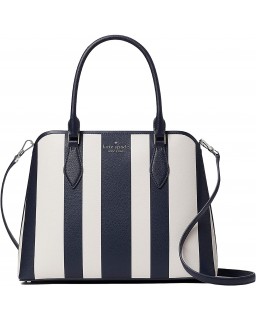 Kabelka Kate Spade Darcy Pond Striped Large Satchel Kožená dámské