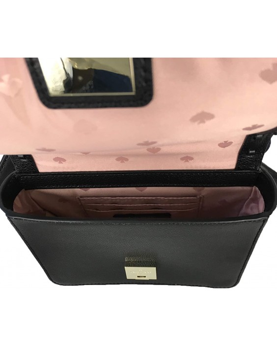 Kabelka Kate Spade Grommet Maisie Colorblock Kožená Satchel Crossbody, Black/Blush Pink