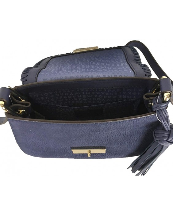 Kabelka Kate Spade Suede Kožená Adalise Crossbody, Diver Blue