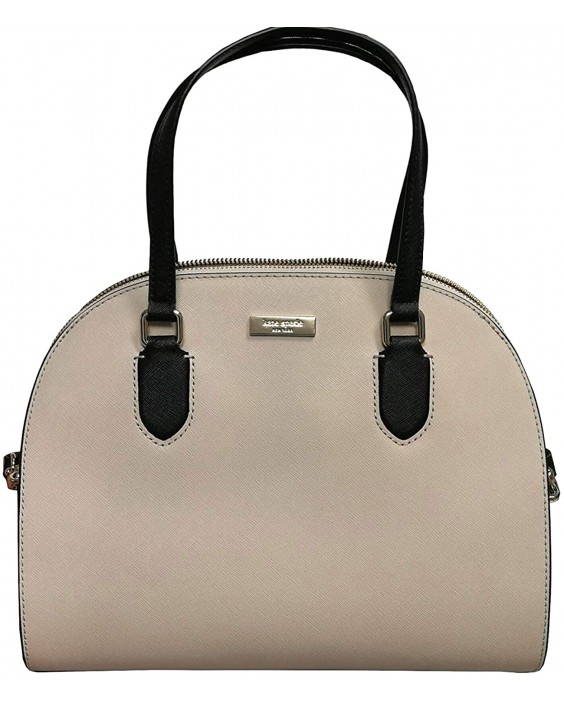 Kabelka Kate Spade New York Reiley Laurel Way Crossbody Dome Satchel - Soft Porcelain / Black