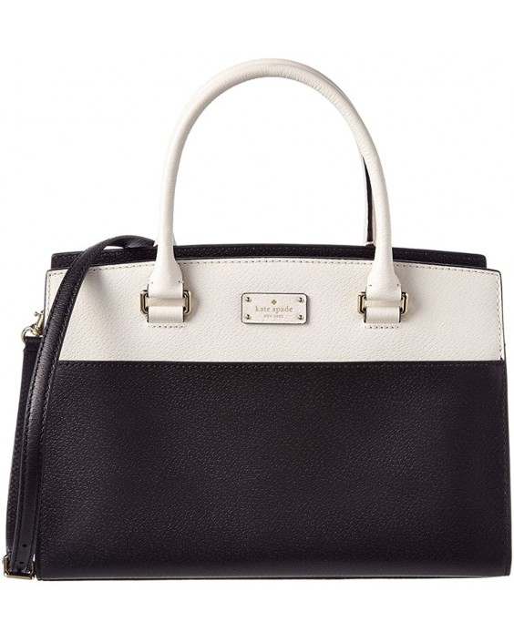 Kabelka Kate Spade New York Grove Street Caley Kožená Satchel, Black