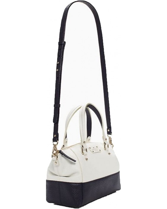 Kabelka Kate Spade Grove Court Kožená Small Sloan Satchel, Fresh White/Midnight