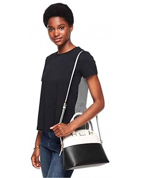 Kabelka Kate Spade Grove Street Carli Kožená Crossbody Purse Satchel, Black Cement