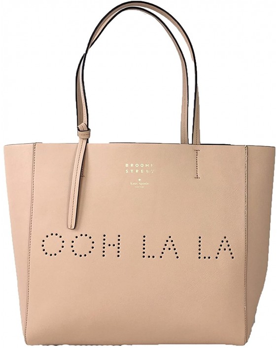 Kabelka Kate Spade Broome Street Ooh La La Hallie Kožená Tote, Natural