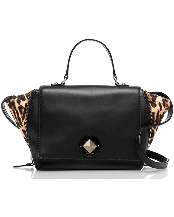 Kabelka Kate Spade Varick Street Small Abbie Satchel, Leopard Haircalf/Black