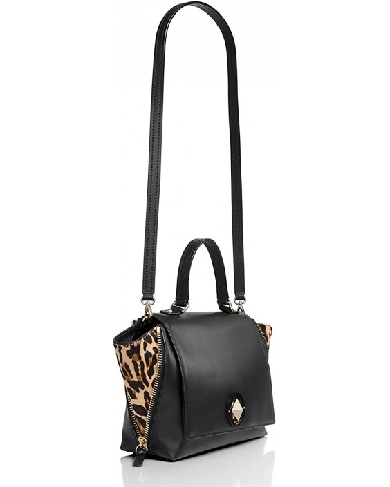 Kabelka Kate Spade Varick Street Small Abbie Satchel, Leopard Haircalf/Black