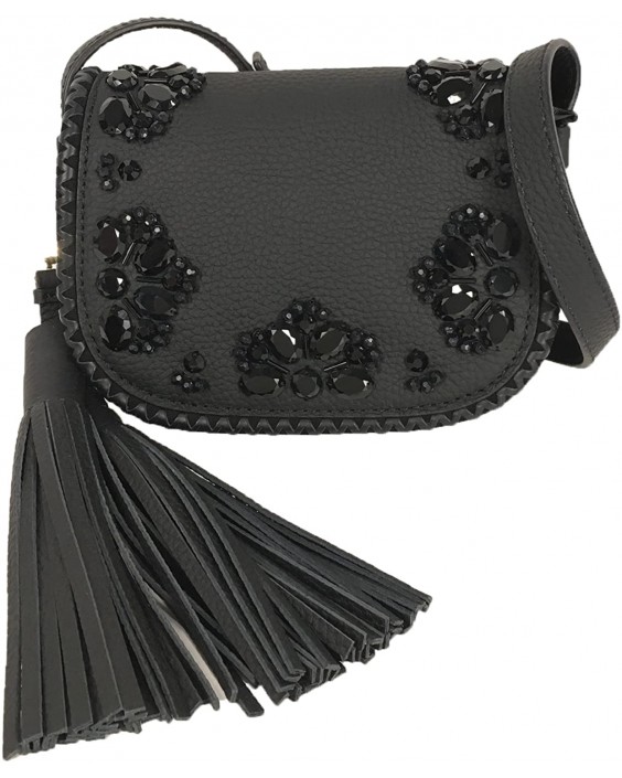 Kabelka Kate Spade Jeweled Kožená Small Lietta Crossbody, Black