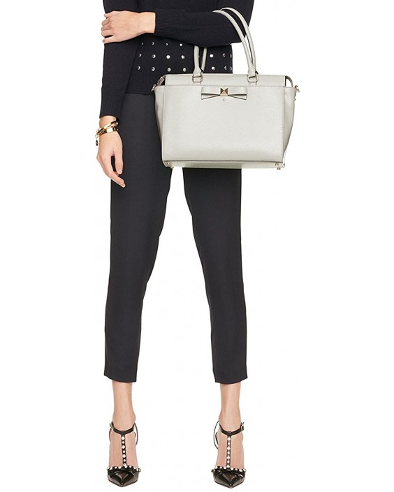 Kabelka Kate Spade Beacon Court Jeanne Patent Kožená Satchel, Light Smoke