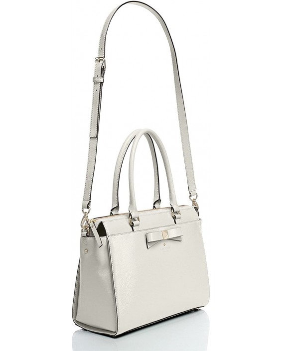 Kabelka Kate Spade Beacon Court Jeanne Patent Kožená Satchel, Light Smoke