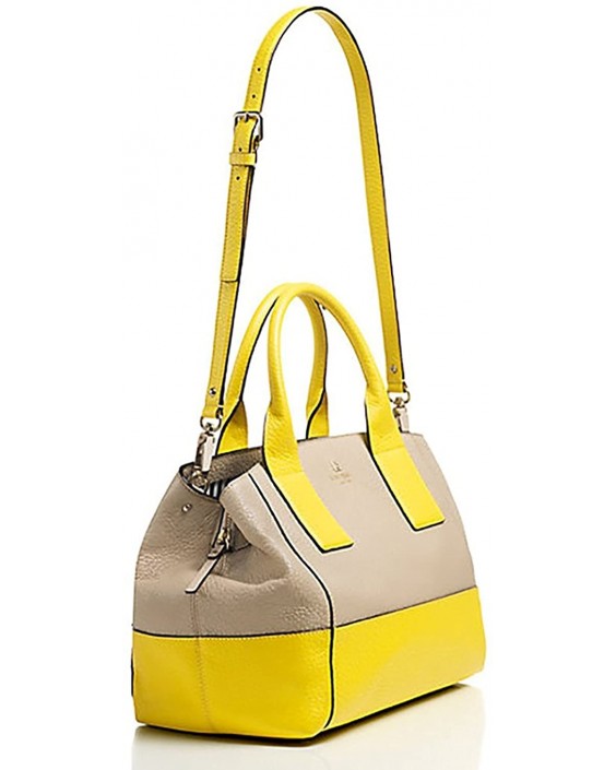 Kabelka Kate Spade Southport Avenue Two-Tone Kožená Sloan Satchel, Seed Pearl/Yellow